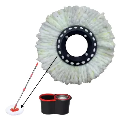 2 Mopas Para Trapero Magico Con Balde